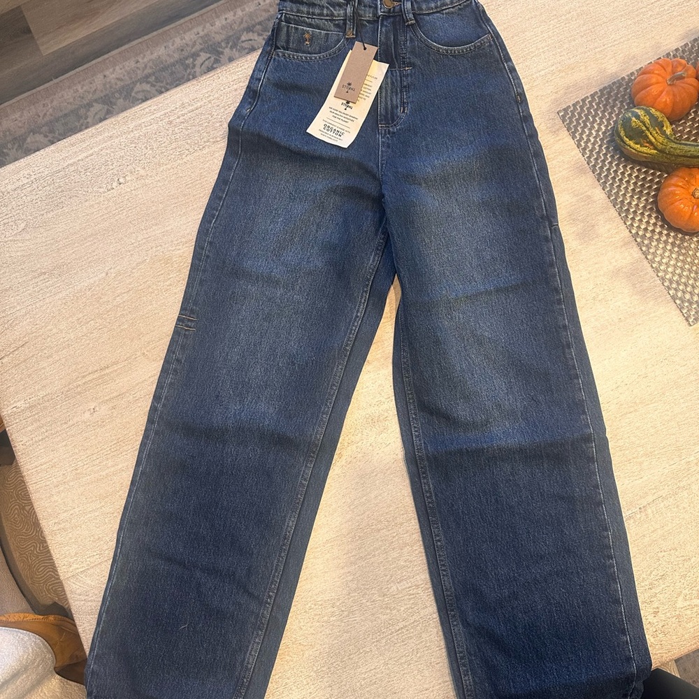 Brand New, Never Warn Thrills High Waist Billie Wide Leg Baggie Jeans